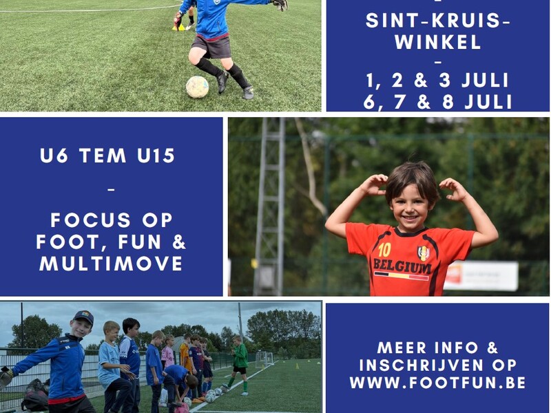 Zomer outdoor voetbalstage  St Kruis Winkel 1 - 2026 