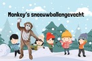 Monkey's sneeuwballengevecht