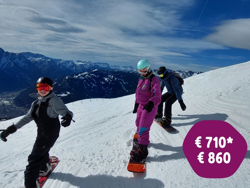 ski & snowboard Pasen 13-16 jaar