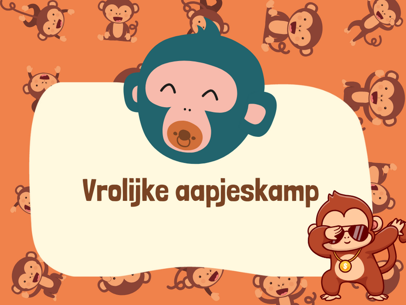 Mini Jungle kamp: vrolijke aapjeskamp